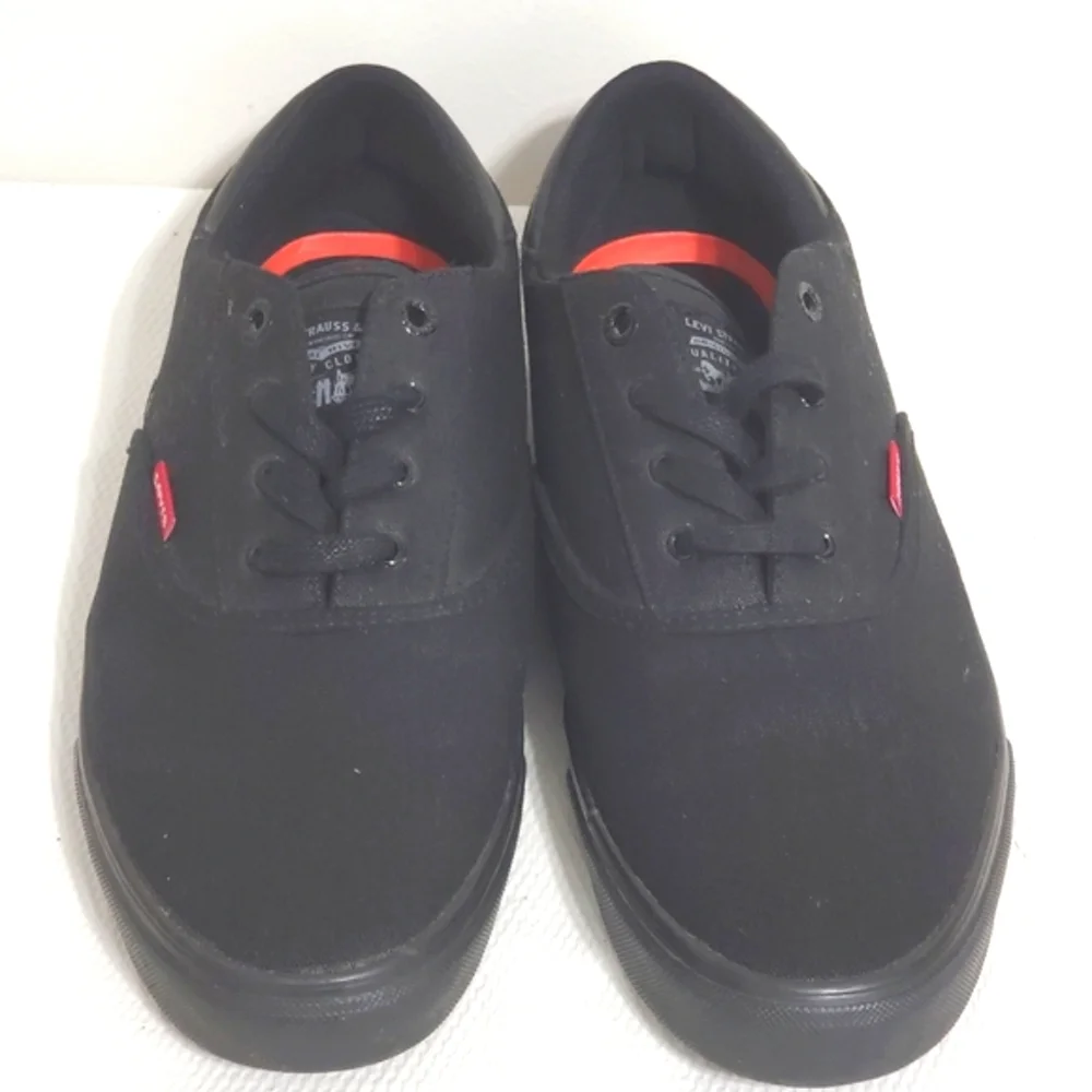 Levi's Black Canvas Sneakers Mens 13